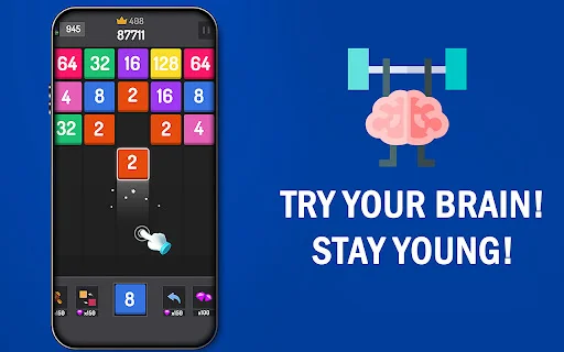 ดาวน์โหลด Number Games – 2048 Blocks ล่าสุด – เกมปริศนาฝึกสมองฟรี - Screenshot 8