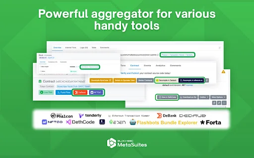 ดาวน์โหลด MetaSuites ล่าสุด – เครื่องมือวิเคราะห์ Web3 และ AI ครบวงจร - Screenshot 3
