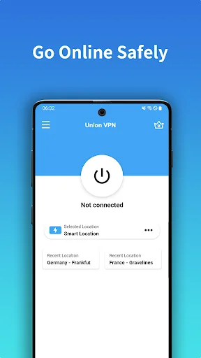 ดาวน์โหลด Union VPN – Secure VPN Proxy ล่าสุด เชื่อมต่อปลอดภัย ฟรี - Screenshot 1