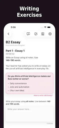 ดาวน์โหลด Cambridge English B2 (FCE) ล่าสุด – เตรียมสอบภาษาอังกฤษฟรี - Screenshot 7