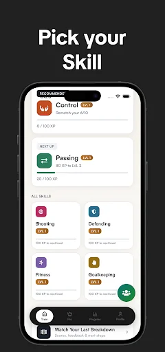 ดาวน์โหลด Footwork: Soccer Training App ล่าสุด – ฝึกฟุตบอลแบบมือโปรฟรี - Screenshot 2