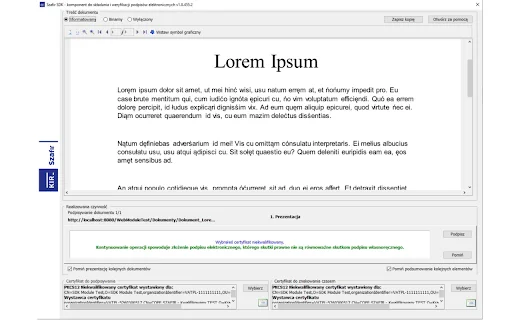 ดาวน์โหลด Szafir SDK Web ล่าสุด – โซลูชันลงลายมือชื่อดิจิทัลระดับมืออาชีพ - Screenshot 1