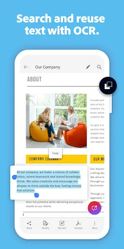 ดาวน์โหลด Adobe Scan AI PDF Scanner ล่าสุด – สแกนเอกสารและแปลงไฟล์เป็น PDF ฟรี - Screenshot 5