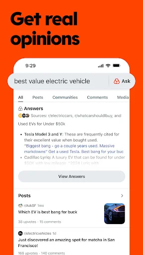 ดาวน์โหลดแอป Reddit เวอร์ชันล่าสุด – แหล่งรวมชุมชนและข่าวสารบนมือถือ - Screenshot 2