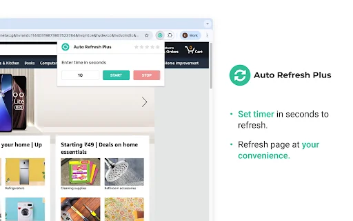 ดาวน์โหลด Auto Refresh Plus ล่าสุด – รีเฟรชหน้าเว็บอัตโนมัติฟรี - Screenshot 2