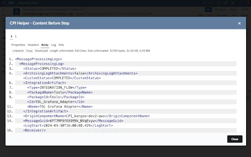 ดาวน์โหลด SAP CPI Helper ล่าสุด – เพิ่มประสิทธิภาพการทำงานและแก้บั๊กฟรี - Screenshot 3