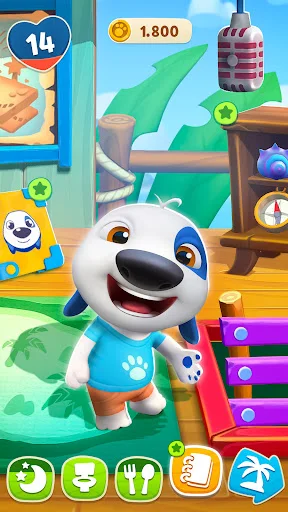 ดาวน์โหลด My Talking Hank: Islands ล่าสุด – เกมเลี้ยงสัตว์แสนสนุกฟรี - Screenshot 17