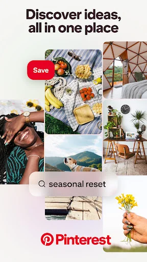 ดาวน์โหลด Pinterest เวอร์ชันล่าสุด – แหล่งรวมแรงบันดาลใจไอเดียแต่งบ้านและแฟชั่นฟรี - Screenshot 1