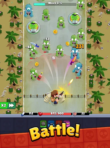 ดาวน์โหลด Bagbound Hero – เกม RPG จัดกระเป๋า ผจญภัยเอาตัวรอดจากซอมบี้ - Screenshot 11