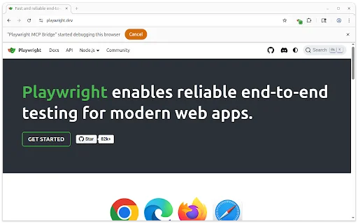 ดาวน์โหลด Playwright Extension ล่าสุด – เชื่อมต่อเบราว์เซอร์กับ AI อัตโนมัติ - Screenshot 1