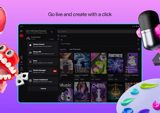 ดาวน์โหลด Twitch: Live Streaming เวอร์ชันล่าสุด – รับชมสดฟรีบนมือถือ - Screenshot 16