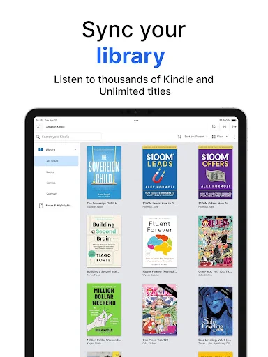 ดาวน์โหลด AudioBooks Unlimited to Kindle ล่าสุด – เปลี่ยนหนังสือเป็นเสียงฟรี - Screenshot 12