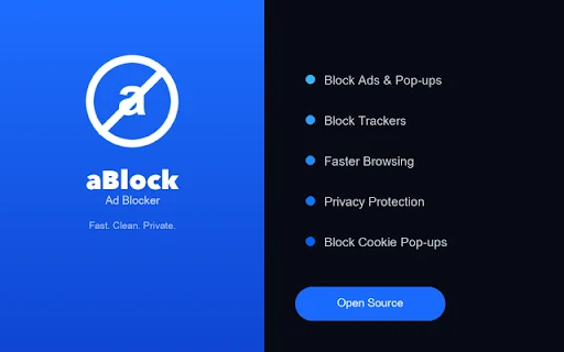 ดาวน์โหลด aBlock – ส่วนขยายบล็อกโฆษณาและตัวติดตาม ฟรีล่าสุด - Screenshot 5