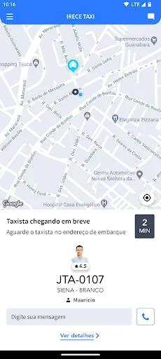 ดาวน์โหลด Irece taxi ล่าสุด – บริการเรียกแท็กซี่ที่ง่าย รวดเร็ว และปลอดภัย - Screenshot 6