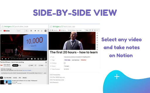 ดาวน์โหลด Snipo สำหรับ Chrome – จดโน้ต YouTube ลง Notion ฟรี - Screenshot 2