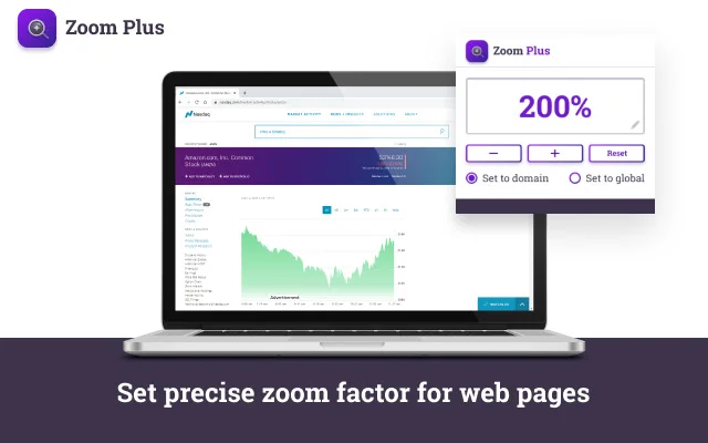 ดาวน์โหลด Zoom Plus เวอร์ชันล่าสุด – ปรับขยายหน้าเว็บได้ดั่งใจ ฟรี - Screenshot 1