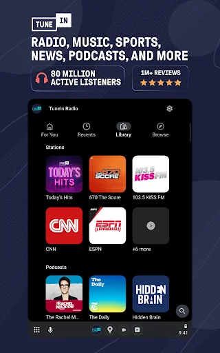 ดาวน์โหลด TuneIn Radio ล่าสุด – ฟังวิทยุสด กีฬา และข่าวสารฟรี - Screenshot 20