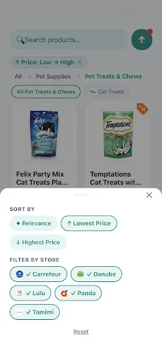 ดาวน์โหลด HypeSave ล่าสุด – ตัวช่วยเปรียบเทียบราคาของชำในซาอุฯ ฟรี - Screenshot 7