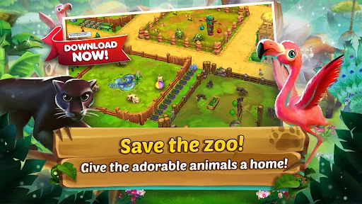 ดาวน์โหลด Zoo 2: Animal Park ล่าสุด – เกมจำลองสวนสัตว์สุดน่ารักบนมือถือ - Screenshot 1