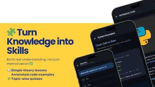 ดาวน์โหลด Learn Python: Quiz & More ล่าสุด – เรียนเขียนโปรแกรมฟรี - Screenshot 2
