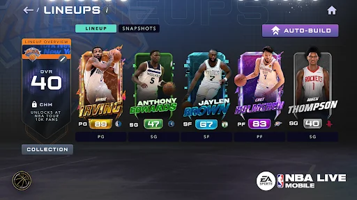 ดาวน์โหลด EA SPORTS™ NBA LIVE Mobile ล่าสุด – เกมบาสเกตบอลสมจริงฟรี - Screenshot 2