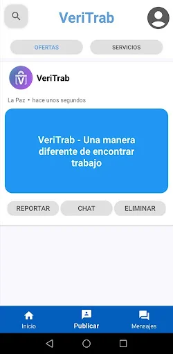 ดาวน์โหลด VeriTrab: Conecta y trabaja ล่าสุด – หางานง่าย ได้งานจริง ฟรี - Screenshot 2