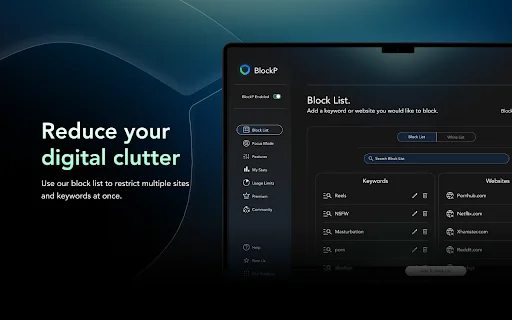 ดาวน์โหลด BlockP – ตัวบล็อกเว็บไซต์และเนื้อหาสำหรับผู้ใหญ่ที่ดีที่สุด - Screenshot 3