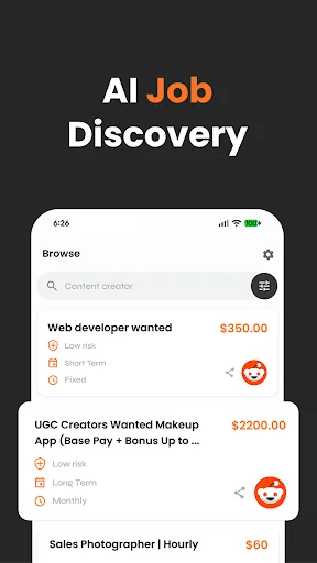 ดาวน์โหลด TaskFavour – AI Job Search ล่าสุด – ค้นหางานด้วย AI ฟรี - Screenshot 2