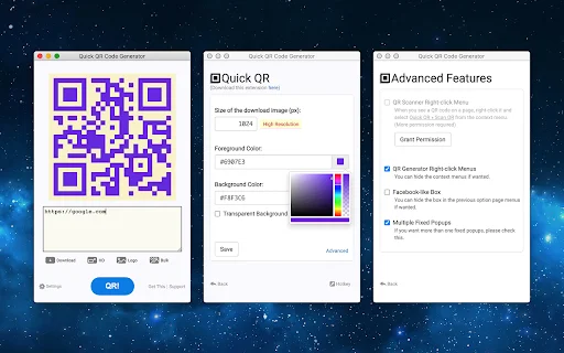 ดาวน์โหลด QR Code Generator ฟรี – สร้าง QR Code รวดเร็ว ใช้งานง่าย - Screenshot 2