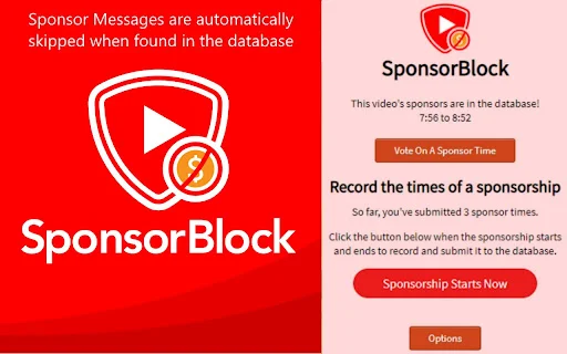 ดาวน์โหลด SponsorBlock สำหรับ YouTube – ข้ามโฆษณาอัตโนมัติฟรี - Screenshot 2