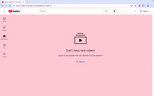 ดาวน์โหลด Pastel Pink YouTube ล่าสุด – เปลี่ยนพื้นหลัง YouTube ให้เป็นสีชมพูพาสเทลฟรี - Screenshot 3