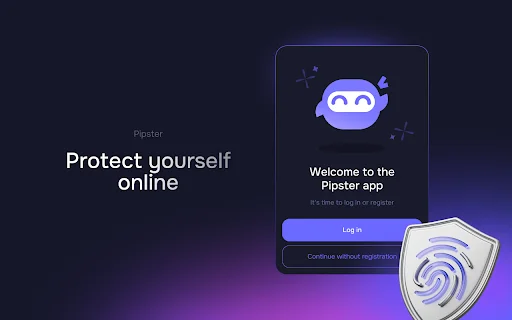 ดาวน์โหลด Pipster VPN ฟรี – เบราว์เซอร์ส่วนตัวที่รวดเร็วและปลอดภัย - Screenshot 1