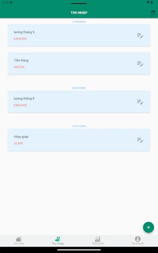ดาวน์โหลด Thu Chi ล่าสุด – แอปจัดการรายรับรายจ่ายฟรี ใช้งานง่าย - Screenshot 7