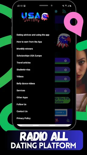 ดาวน์โหลด USA Dating ล่าสุด – พบรักแท้จากสหรัฐฯ ถึงปารีส ฟรี - Screenshot 8
