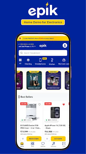 ดาวน์โหลด Epik: อุปกรณ์อิเล็กทรอนิกส์ส่งไวใน 60 นาที – ช้อปเลยฟรี - Screenshot 1