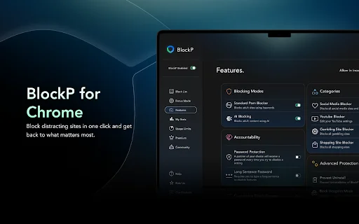 ดาวน์โหลด BlockP – ตัวบล็อกเว็บไซต์และเนื้อหาสำหรับผู้ใหญ่ที่ดีที่สุด - Screenshot 2