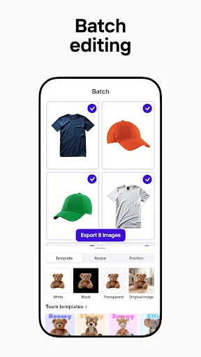 ดาวน์โหลด Photoroom AI Photo Editor ล่าสุด – ลบพื้นหลังมืออาชีพฟรี - Screenshot 3