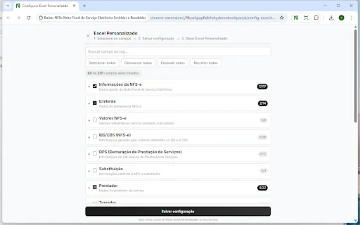 ดาวน์โหลดส่วนขยาย Baixar NFSe – จัดการใบกำกับภาษีได้รวดเร็วและฟรี - Screenshot 2