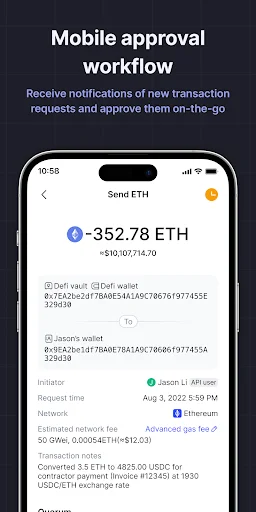 ดาวน์โหลด MPCVault – Multisig Wallet ล่าสุด – จัดการสินทรัพย์คริปโตสำหรับทีมอย่างปลอดภัย - Screenshot 4