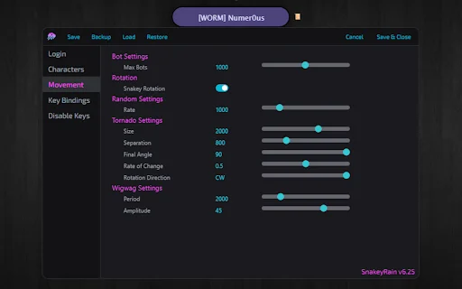 ดาวน์โหลด SnakeyRain ล่าสุด – เสริมพลังบอทใน Slither.io ฟรี - Screenshot 3