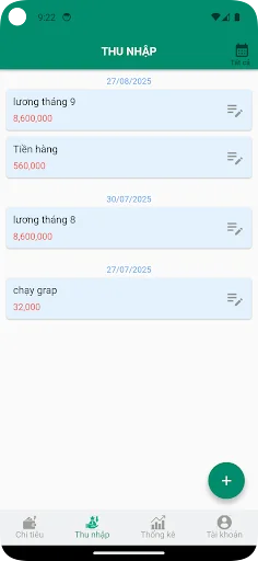 ดาวน์โหลด Thu Chi ล่าสุด – แอปจัดการรายรับรายจ่ายฟรี ใช้งานง่าย - Screenshot 4
