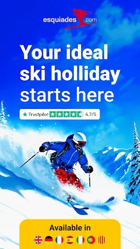ดาวน์โหลด Esquiades.com แอปจองทริปสกีและโรงแรมชั้นนำในยุโรป - Screenshot 1