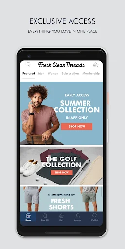 ดาวน์โหลดแอป Fresh Clean Threads ล่าสุด – เสื้อผ้าคุณภาพพรีเมียม ช้อปง่าย - Screenshot 2