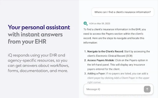 ดาวน์โหลด Qualifacts iQ ล่าสุด – ตัวช่วย AI สำหรับงานสุขภาพจิต - Screenshot 5