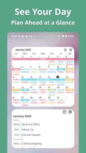 ดาวน์โหลด Simple Calendar: Clean&Minimal ล่าสุด – ปฏิทินใช้งานง่าย ฟรี - Screenshot 2