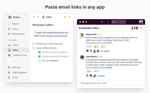 Streak Email Sharing for Gmail – แชร์อีเมลได้ง่ายโดยไม่ต้อง Forward - Screenshot 2