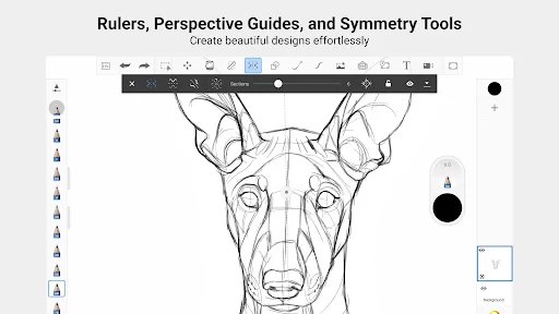 ดาวน์โหลด Sketchbook เวอร์ชันล่าสุด – วาดรูปและระบายสีฟรีบนมือถือ - Screenshot 11