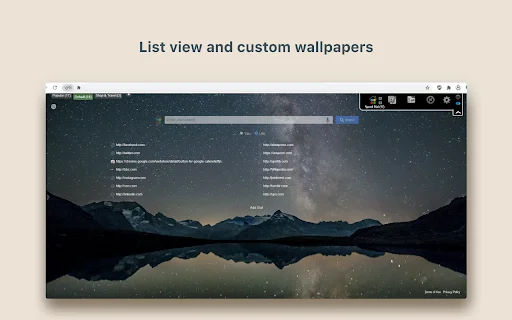 ดาวน์โหลด FVD Speed Dial ล่าสุด – หน้าแท็บใหม่ที่ปรับแต่งได้สวยงาม - Screenshot 3