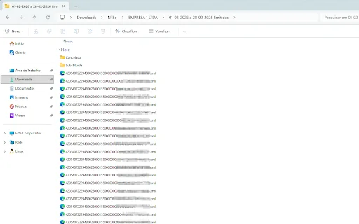 ดาวน์โหลดส่วนขยาย Baixar NFSe – จัดการใบกำกับภาษีได้รวดเร็วและฟรี - Screenshot 5