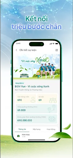 ดาวน์โหลด BIDV Run Plus เวอร์ชันล่าสุด – แอปวิ่งการกุศลฟรี - Screenshot 5